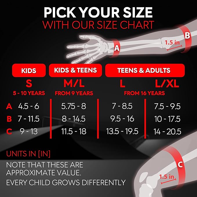 SKATEWIZ Skateboard Pads Protective Gear Set for Kids - Smash - Roller Skate Pads [6pc] - Elbow Pads Roller Derby and Knee Pads Kids Skating with Wrist Guards for Kids and Adults