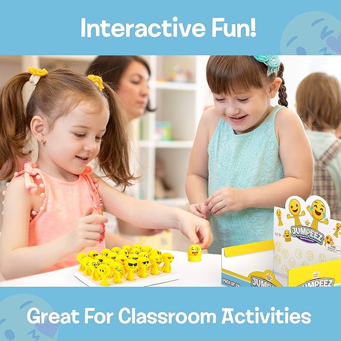 IPIDIPI TOYS Jumping Poppers LED, Pack of 24 – Spring Launcher Light Up Toys for Kids - Fun Party Favors, Goodie Bag Stuffers, Classroom Rewards, Birthday Games, and Holiday Prizes