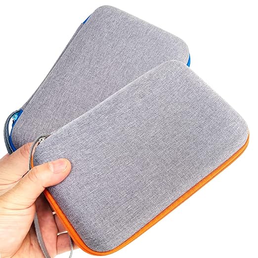 JCHPINE Hard Carrying Case for GiiKER Super Blocks Puzzle Game, Protective Storage Holder for GiiKER Brain Teaser Puzzles Interactive Handheld Game Console Accessories (Orange Case only)