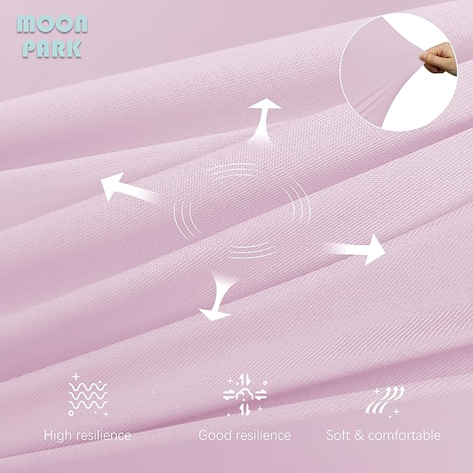 MOON PARK Pregnancy Pillows for Sleeping - U Shaped Full Body Maternity Pillow with Removable Cover - Support for Back, Legs, Belly, HIPS - 57 Inch - Purple - Cooling Cover