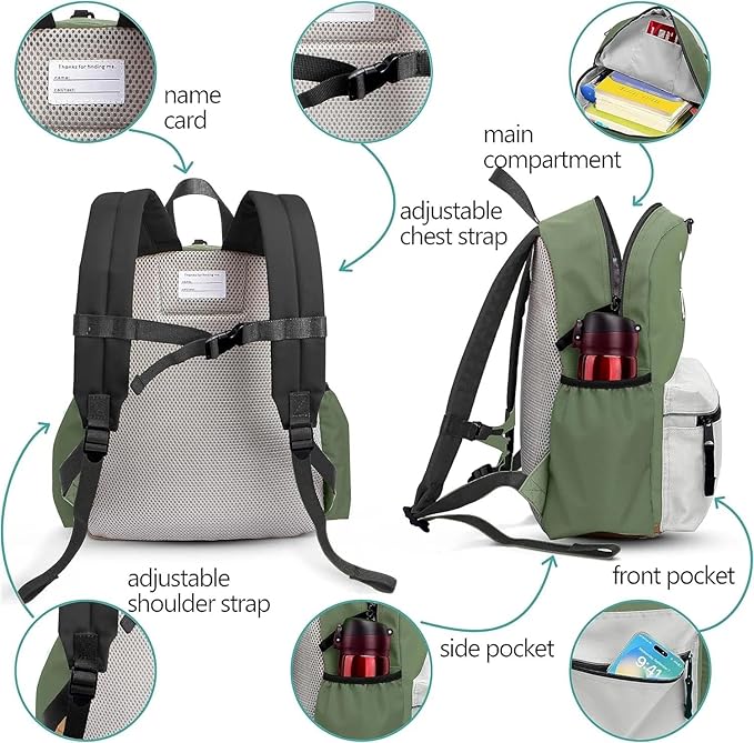 Kids Backpack for Boys: Boys Backpack 6-10 - Kindergarten Elementary School Bookbag for Boy