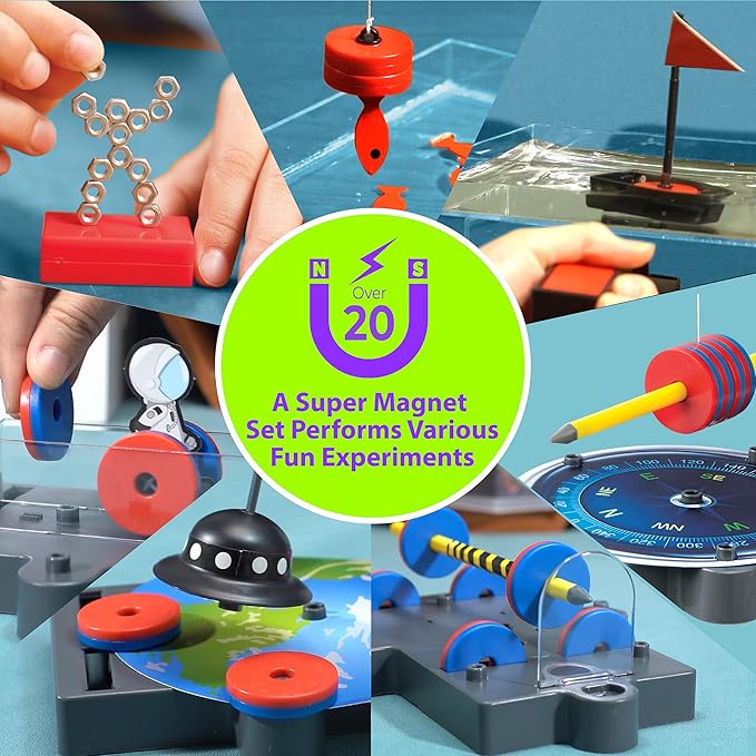 4M 405535 STEAM Powered Kids-Magnet Exploration, Mixed