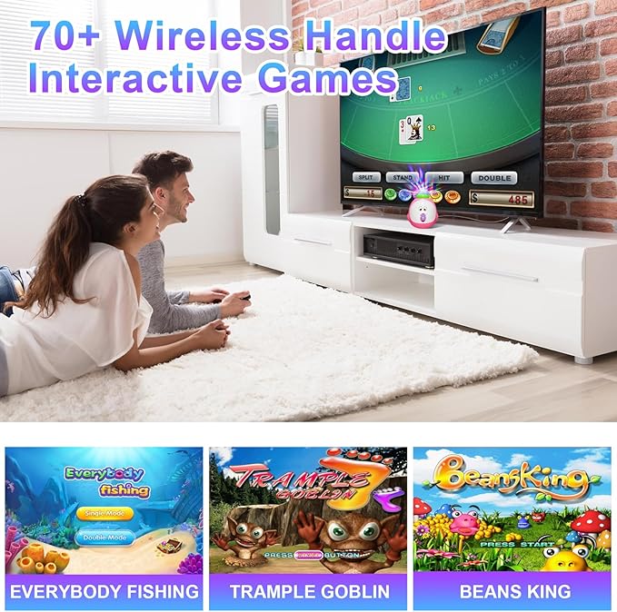 Dance Mat for Kid & Adult, Double Dance Mats for TV, Electronic Dance Pad Game with Camera, Exercise Dance Game for TV,Plug and Play Dancing Mat for Family Games, Xmas Birthday Gifts Ideas