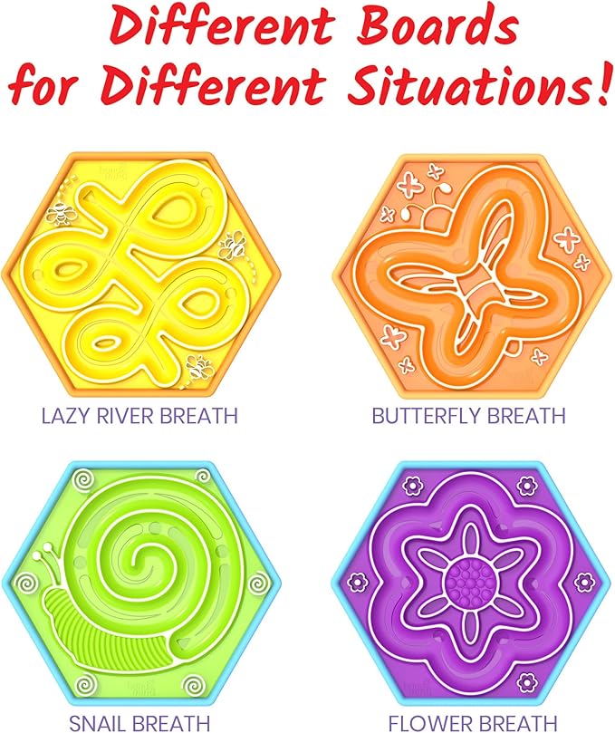 hand2mind Mindful Maze Garden Pack, Tactile Sensory Toys for Toddlers, Anxiety Relief Items, Calm Down Corner Supplies, Emotional Regulation Tools for Kids, Play Therapy Toys, Mindfulness Gifts