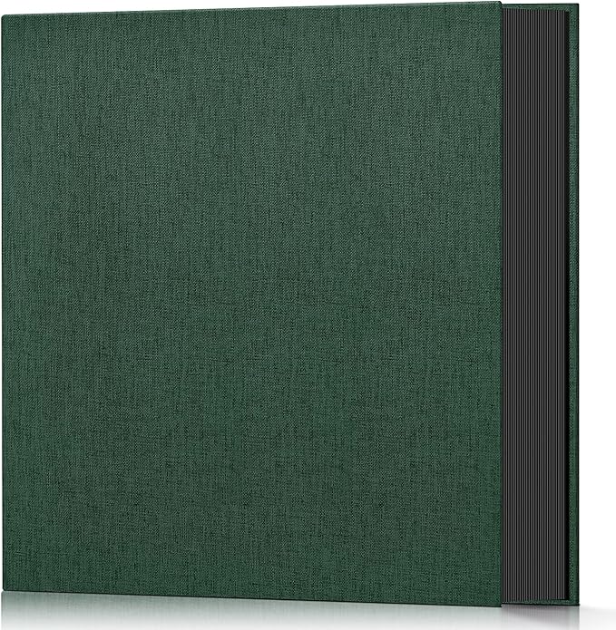 Popotop Photo Album 4x6 600 Pockets for Wedding Gifts,Linen Hardcover Picture Albums for Family Anniversary Baby Vacation Pictures
