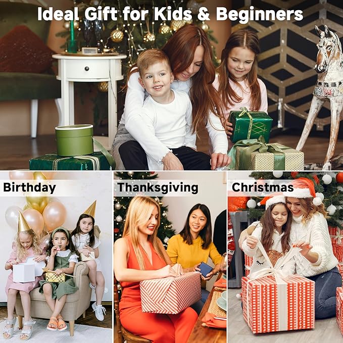 Digital Camera,4K Vlogging Camera for YouTube Autofocus 44MP FHD Camera,16X Digital Zoom Cheap Point and Shoot Digital Camera with 64GB Card for Kids Boys Girls Teens Adult Beginners,2 Batteries(Blue)