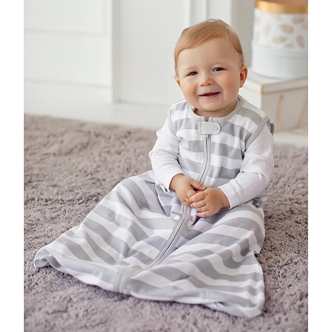 Mama Cheetah Baby Sleep Sack 2.5 TOG, Organic Cotton Baby Wearable Blanket with Two-Way Zipper, Swaddle Transition Baby Sleeping Bag for Newborn Infant Toddler Boy Girl, 18-24 Months