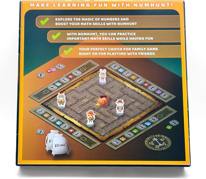 iCore Math Games for Kids, Adults Stress Relief ADHD Math Toys, Smart Learning, Multiplication, Division, Addition, and Subtraction.