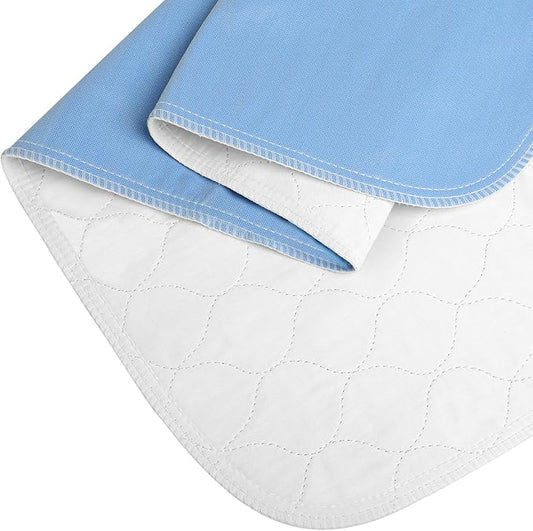 Heavy Absorbency Bed Pads, Washable and Reusable Incontinence Underpads, 34"X52" (1 Pack), Waterproof Sheet and Mattress Protectors