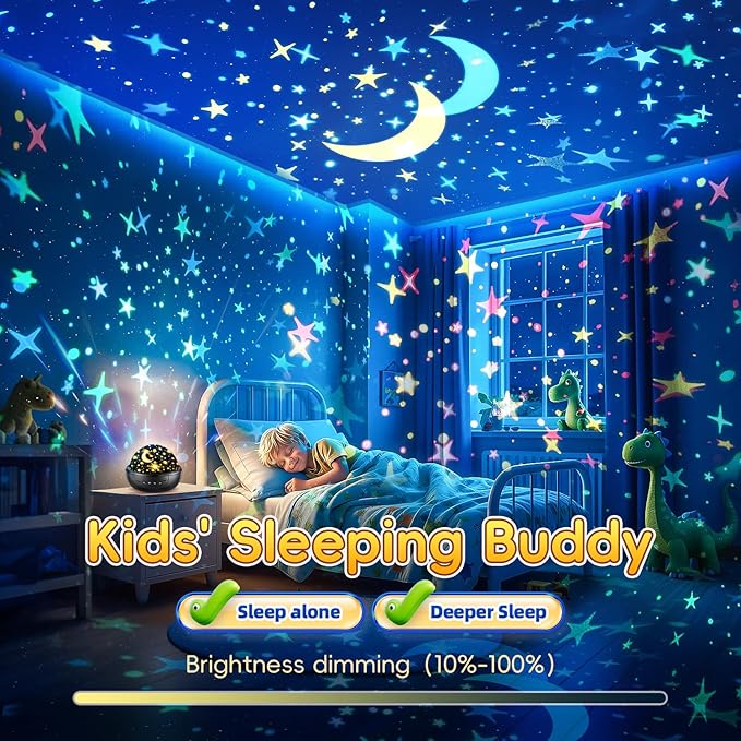 Dinosaur Toys for Kids 3-8 | 3D Films & 31 Colors & & 360° Rotate & Timer | Dinosaur Night Light Projector Toys for 2-10 Year Old Boys Room Decor Gift for Boys Jurassic World Jurassic Park Toys