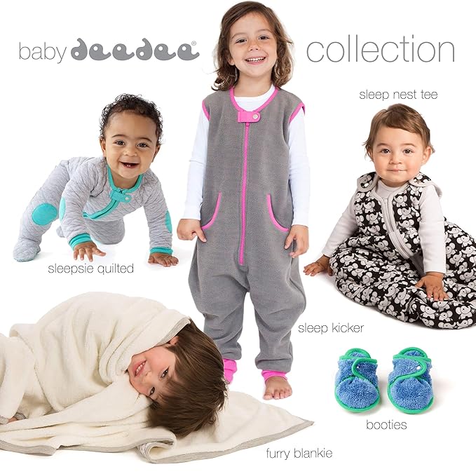 baby deedee Sleep nest Teddy Baby Sleeping Bag Sack for Boys and Girls, Toddler and Infants, Soft Blue, Large (18-36 Month)