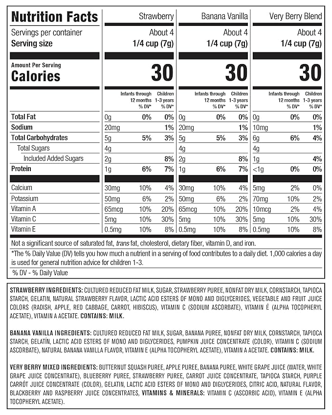 Gerber Snacks for Baby Variety Pack, Yogurt Melts & Fruit & Veggie Melts, 1 Ounce Pouch (Set of 8)