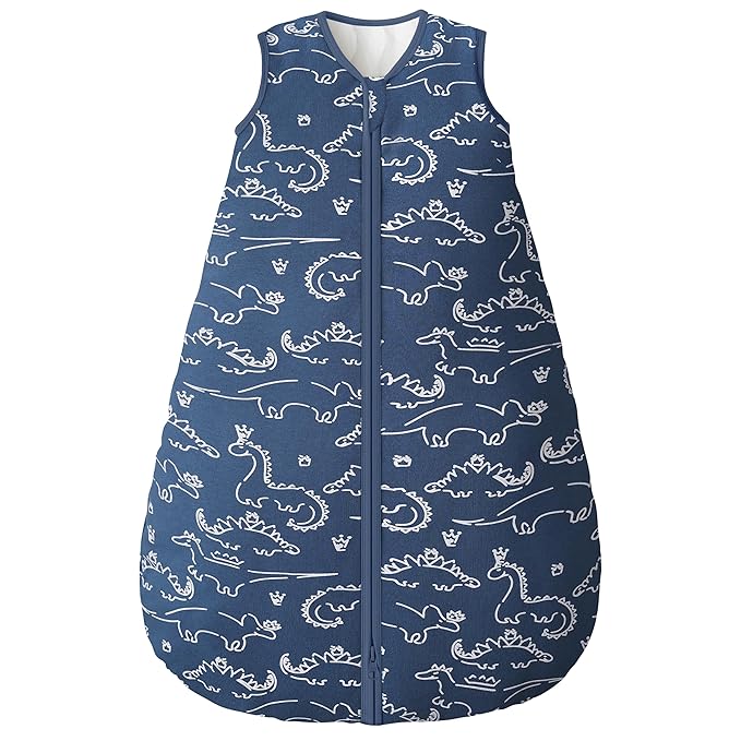 Yoofoss Baby Sleep Sack 6-12 Months, TOG 2.5 Baby Wearable Blanket with 2-Way Zipper, 100% Organic Cotton Fabric Winter Newborn Sleeping Sack, Warm Soft Comfy