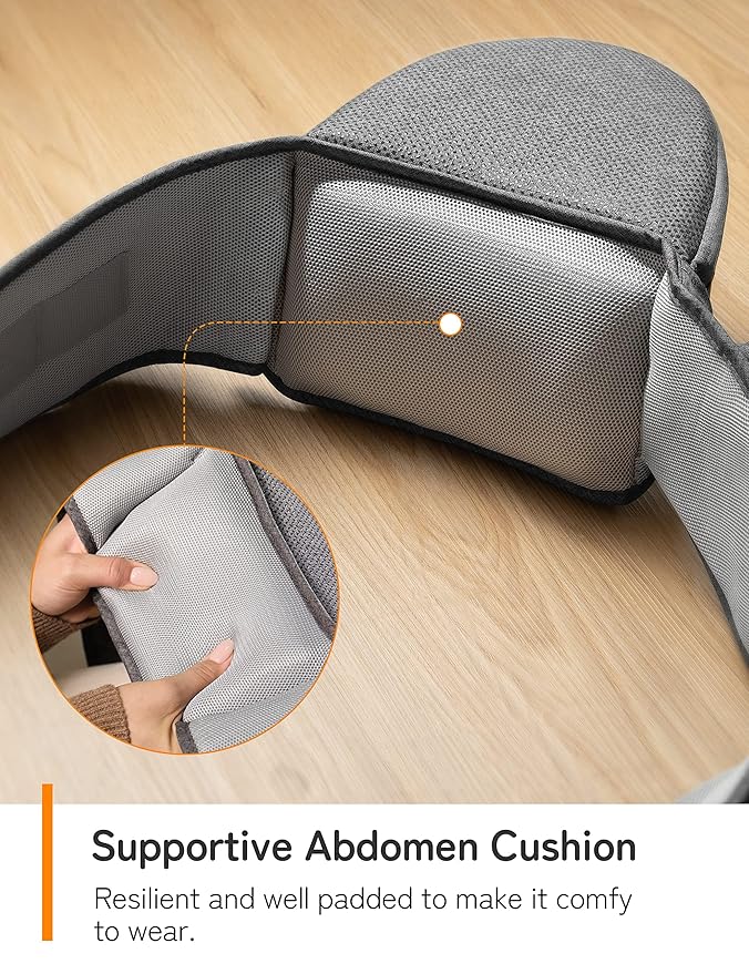 besrey Baby Carrier with Hip Seat Newborn to Toddler, Summer Mesh Front Facing Infant Carrier, Baby Body Holder Chest with Back Support, Front Back Pack with Strap for Men Women Hiking Lumbar Support