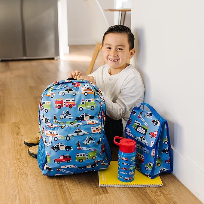 Wildkin 16-inch Kids Backpack – Durable, Padded & Spacious School Bag for Boys & Girls - Heroes