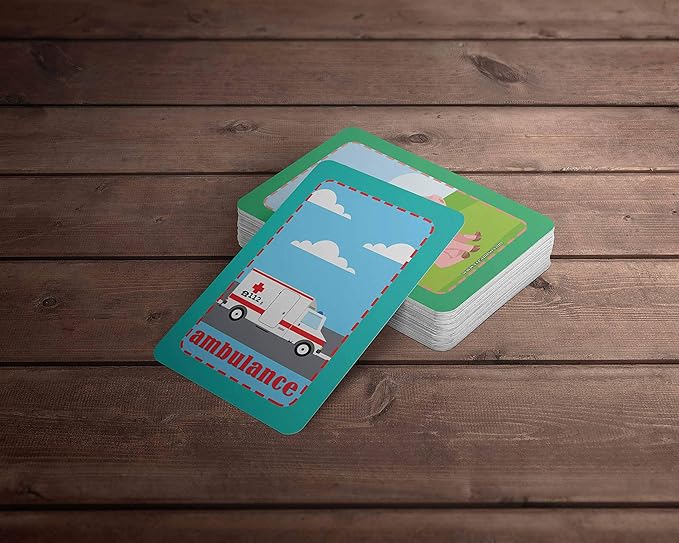 Creanoso US Schools and Learning Flash Cards Series (2-Deck)