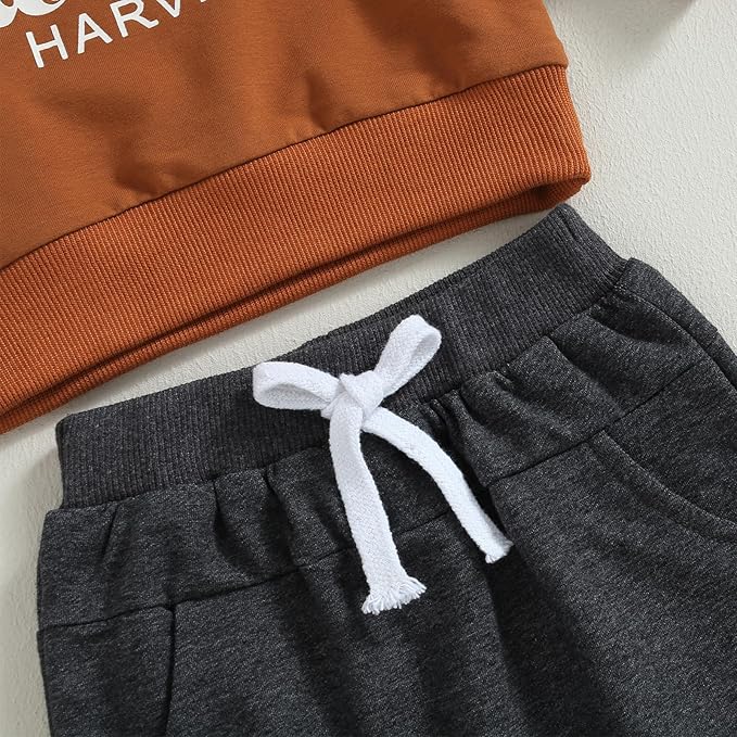 0-4T Toddler Boy Girl Halloween Outfit Fall Clothes Ghost Long Sleeve Sweatshirt Top Pants Baby Halloween Clothes