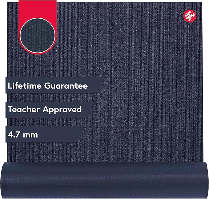 Manduka PROlite Yoga Mat 71" - 4.7mm | Lifetime Durability | Hygienic Construction | Teacher Approved | 71 x 24 inches