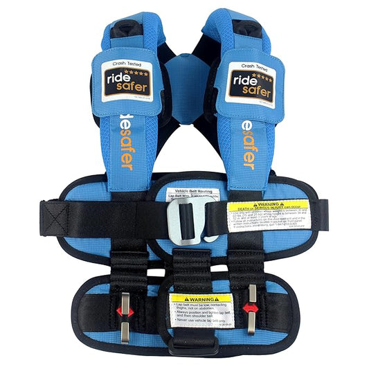 Large Blue, Lightweight, Compact, Portable Car Seat - Perfect for Travel and Everyday Child Safety
